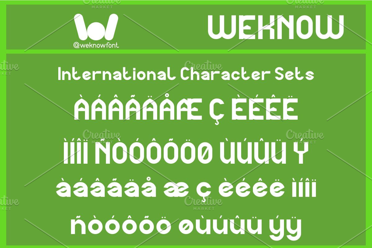 Exchange Value font, a Sans Serif Font by weknow (Photo 8 of 8)