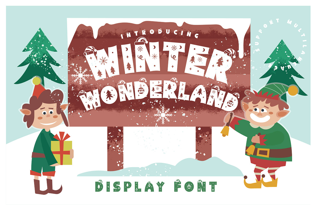 Winter Wonderland, a Sans Serif Font by caocastudio (Photo 1 of 4)