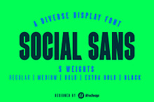 SOCIAL SANS - Bold Display Font