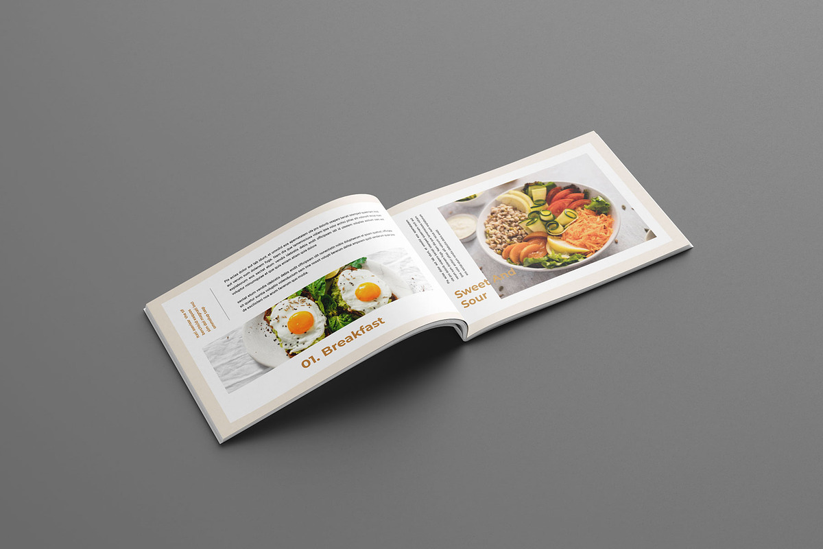 Recipe Book &Cooking Magazine Layout, a Magazine Template by Seeing-art (Photo 3 of 10)