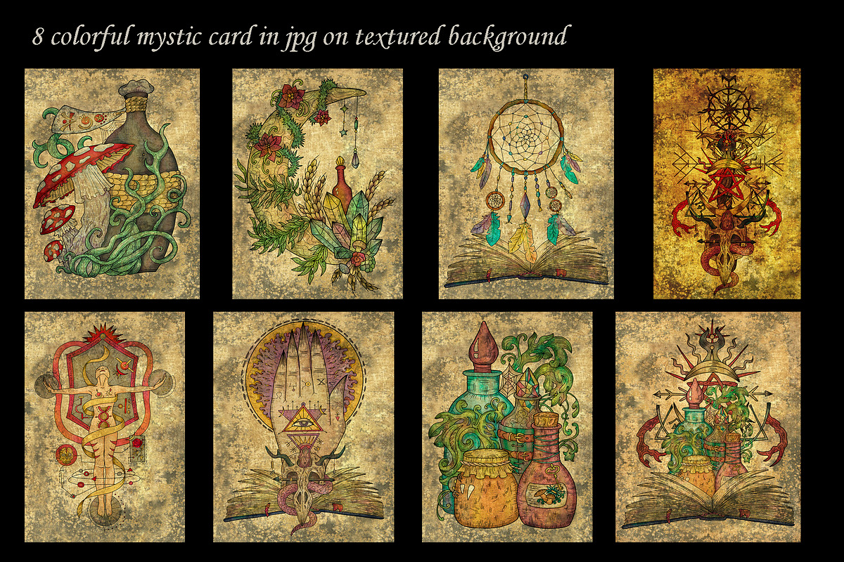 Halloween Mystic Illustrations, an Illustration by Samiramay (Photo 5 of 6)