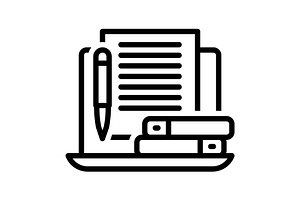 Prepared set black icon, an Outline Icon by Creative priyanka