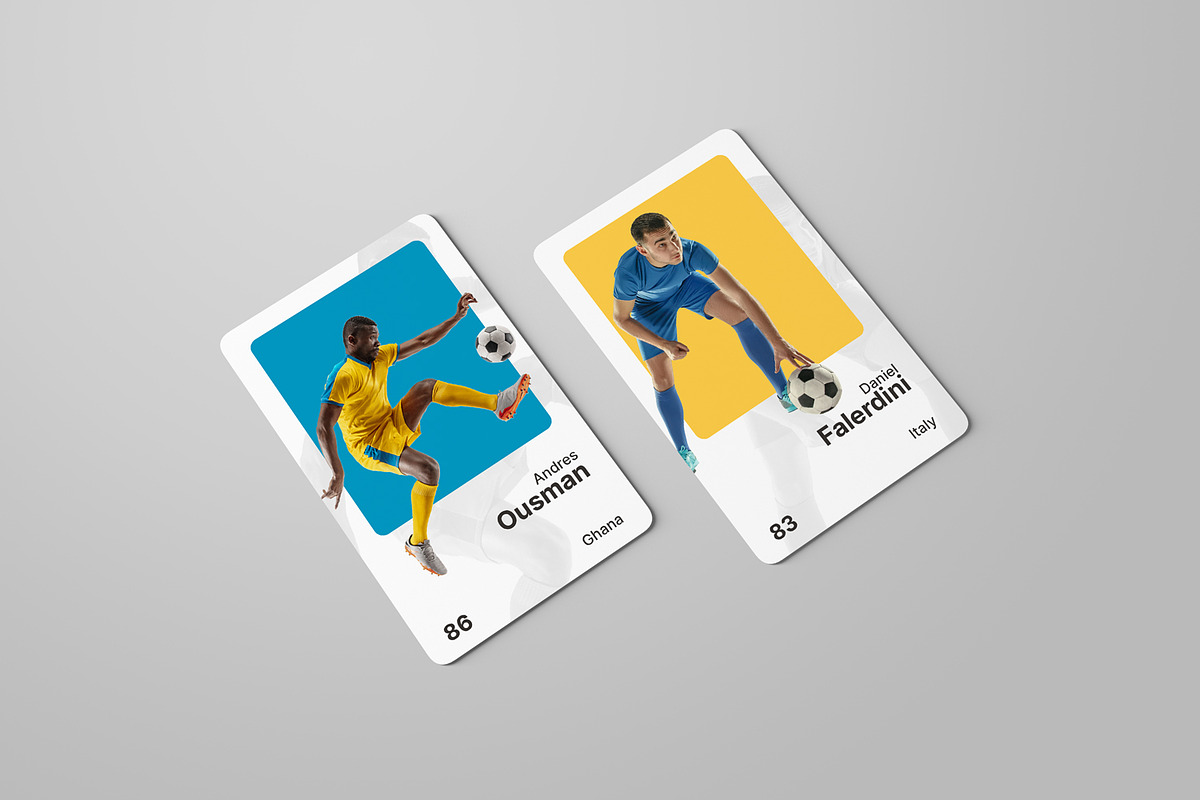 Trading Card Mockups, a Print Template by artimasa (Photo 7 of 7)