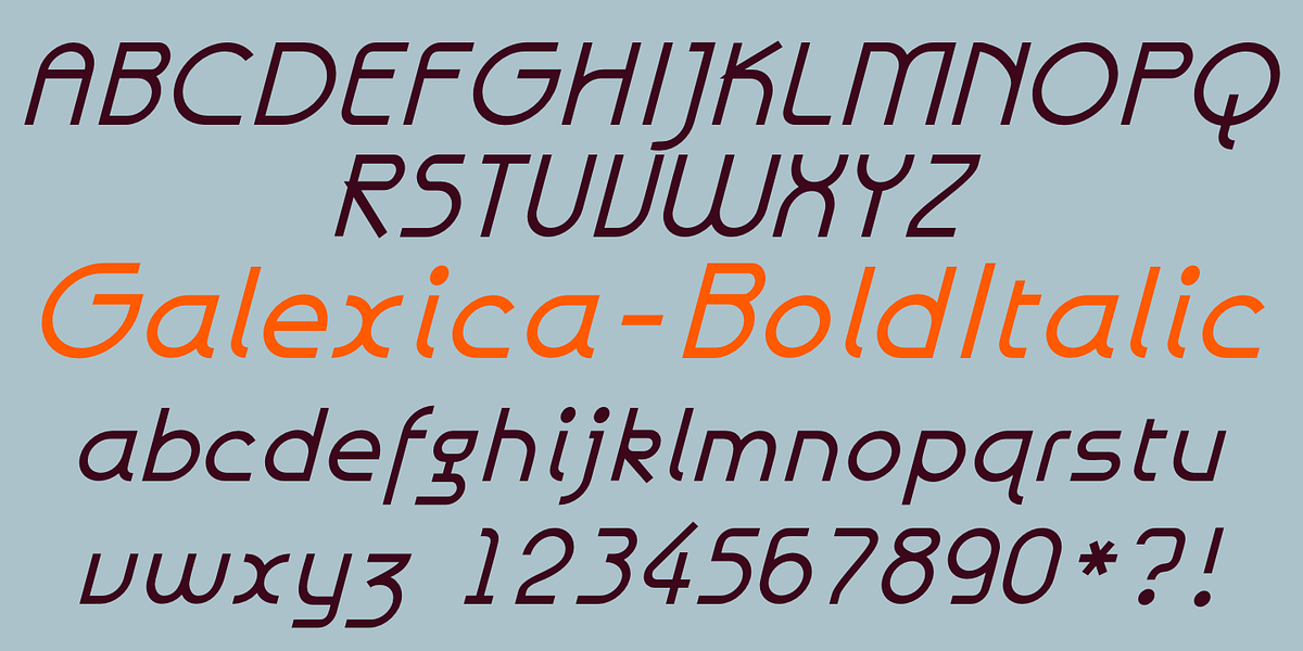 Galexica, a Sans Serif Font by Ingrimayne Type (Photo 6 of 9)