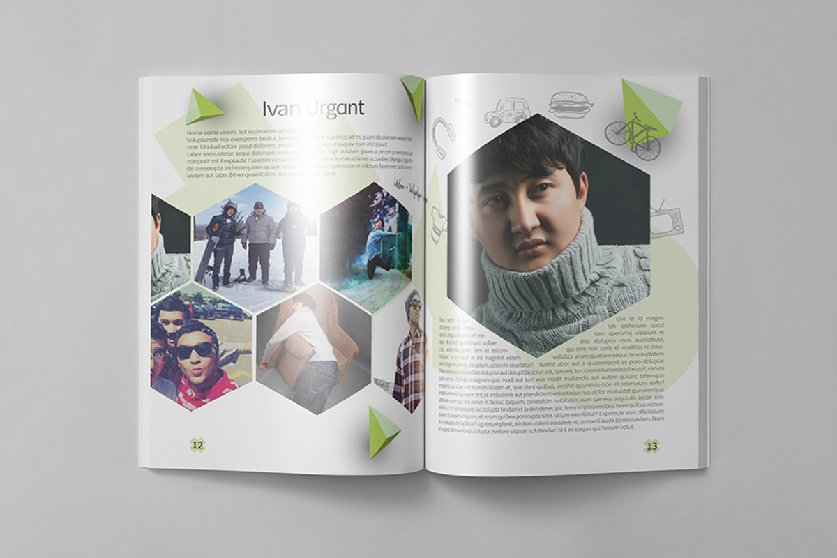 Geometrical Yearbook, a Templates & Theme by zheksha (Photo 12 of 17)