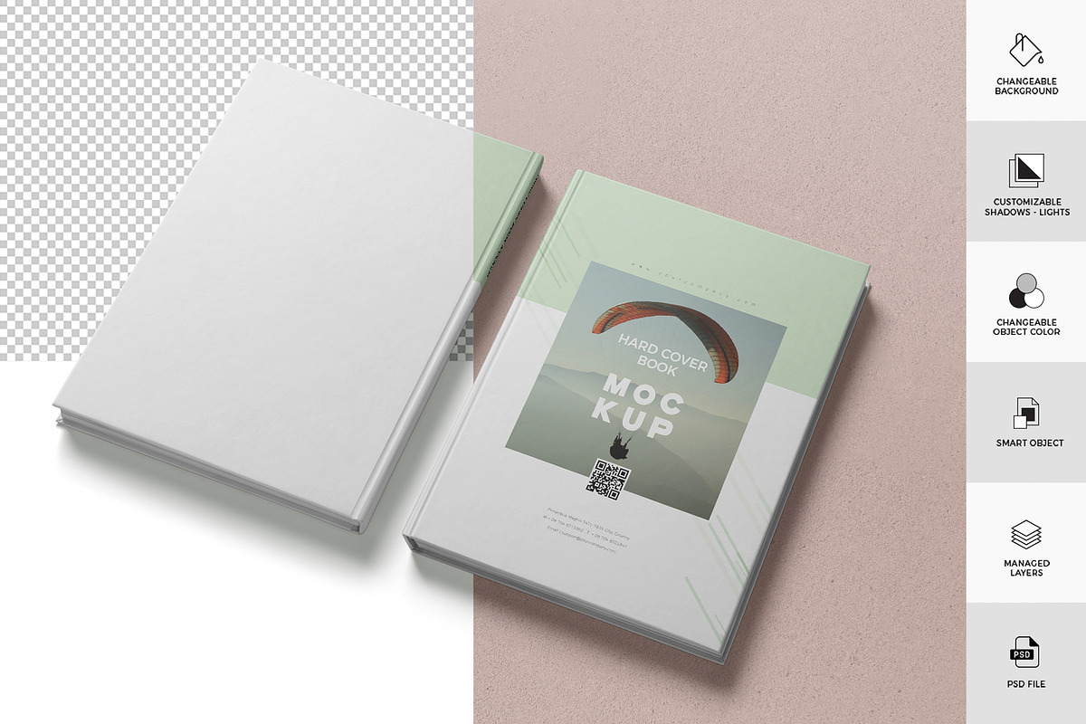 Book Mockup, a Product Mockup by ZippyPixels (Photo 2 of 8)