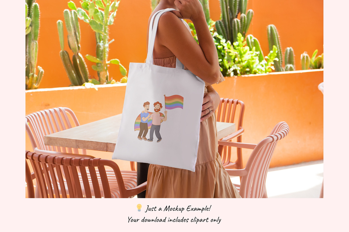LGBT Pride Clipart, a Person Illustration by Bielousova Art (Photo 6 of 8)