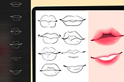 460 Procreate Chibi Stamp Brushes, a Brush Add-On by DrawingStoryShop (Thumbnail 7 of 9)
