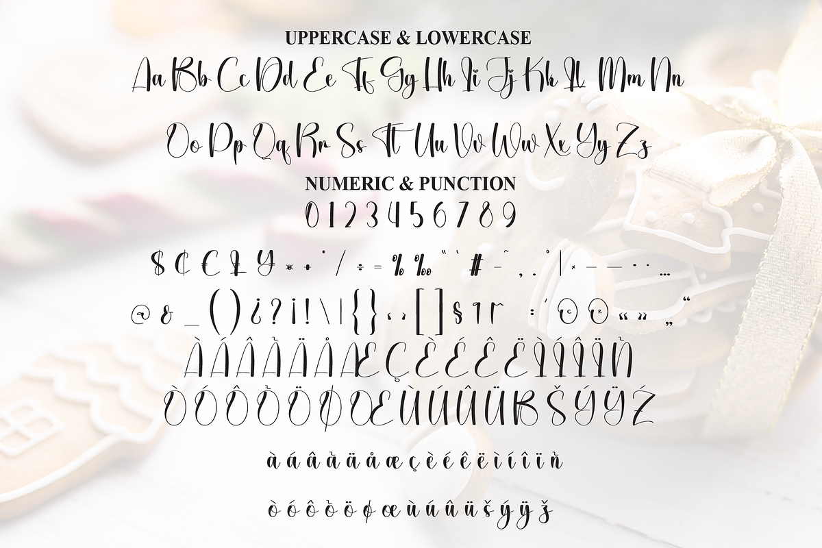 Ginger Bread | Script Font, a Handwritten Font by Scratchones (Photo 7 of 9)