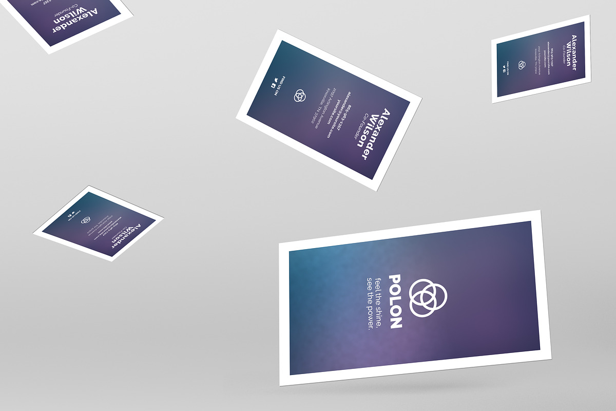 Polon - a Business Card Template, a Business Card Template by Solid Pixel (Photo 7 of 8)