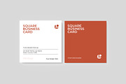 Square Business Card PSD Mockup, an Advertising Mockup by graphypix (Thumbnail 1 of 4)
