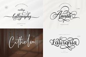 25 Modern Handwriting Font Bundle