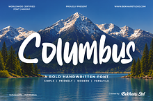 Columbus – Bold Handwritten Font