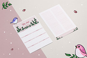 Cute illustrated planner set, a Stationery Template by Pixel Charm Studio (Thumbnail 4 of 6)