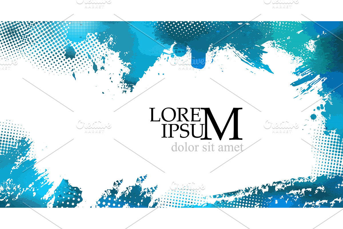 light blue background with paint, a Texture Illustration by Nenahliadava Design