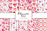 Watercolor Valentine's Day, a Background Graphic by Nafanya (Thumbnail 3 of 6)
