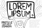 PAZELUZ, a Handwritten Font by vtks design (Thumbnail 3 of 5)