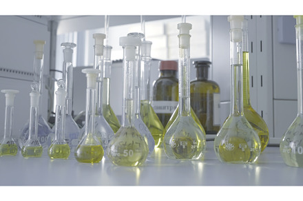 Laboratory test tubes for analysis, a Technology Photo by Media Whale Stock