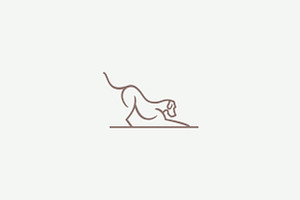 Dog logo template