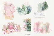 Bon Matin Watercolor Floral Clip Art, a Decorative Illustration by whiteheartdesign (Thumbnail 12 of 18)