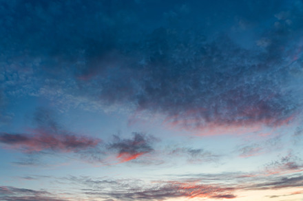 Dramatic cloudy sunset sky., a Nature Photo by Eugene_Photo