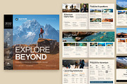 Square Adventure Travel Catalog, a Brochure Template by BrandPacks (Thumbnail 1 of 5)