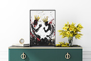 Black Noise Wall Art, a Sport Illustration by PrintablesByFranklyn (Thumbnail 4 of 6)