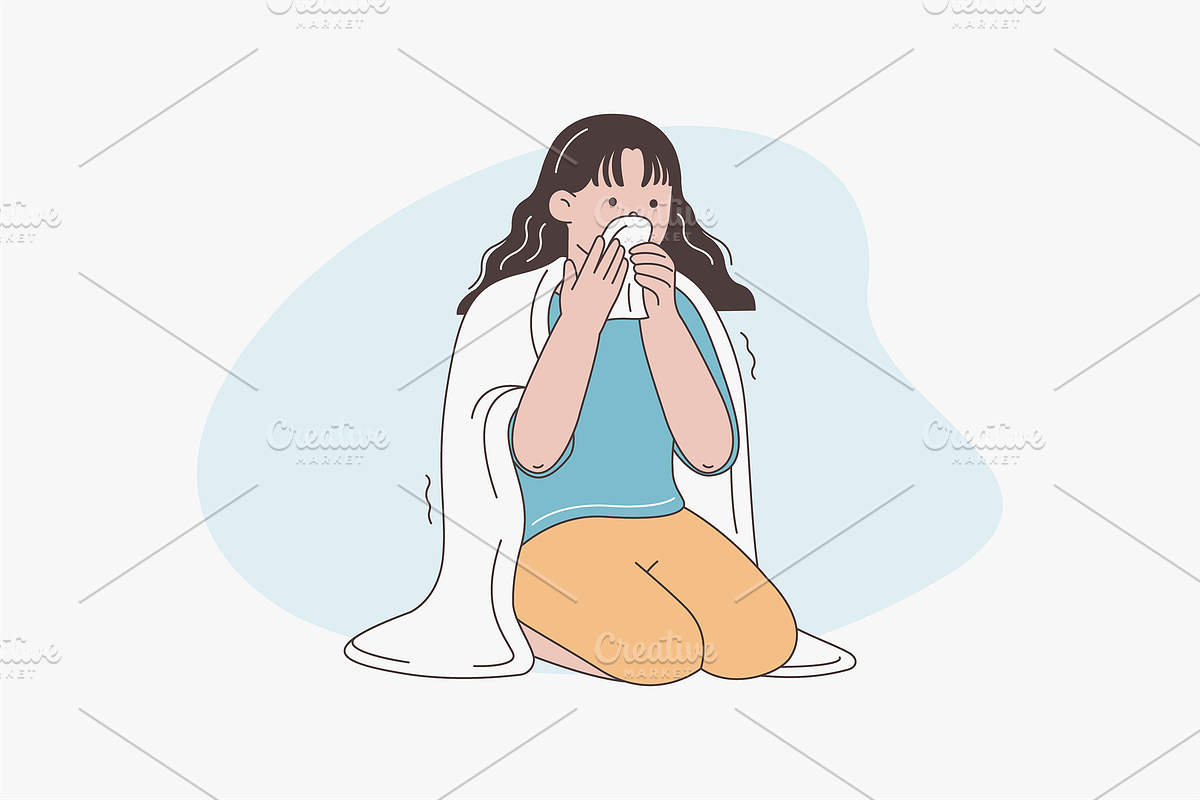 Unwell Patients Illustration, an Object Graphic by Jump Studio (Photo 9 of 12)
