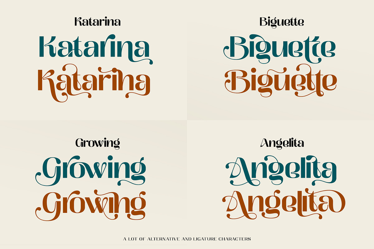Relgand - Display Family Font, a Sans Serif Font by Ekahermawan (Photo 5 of 14)
