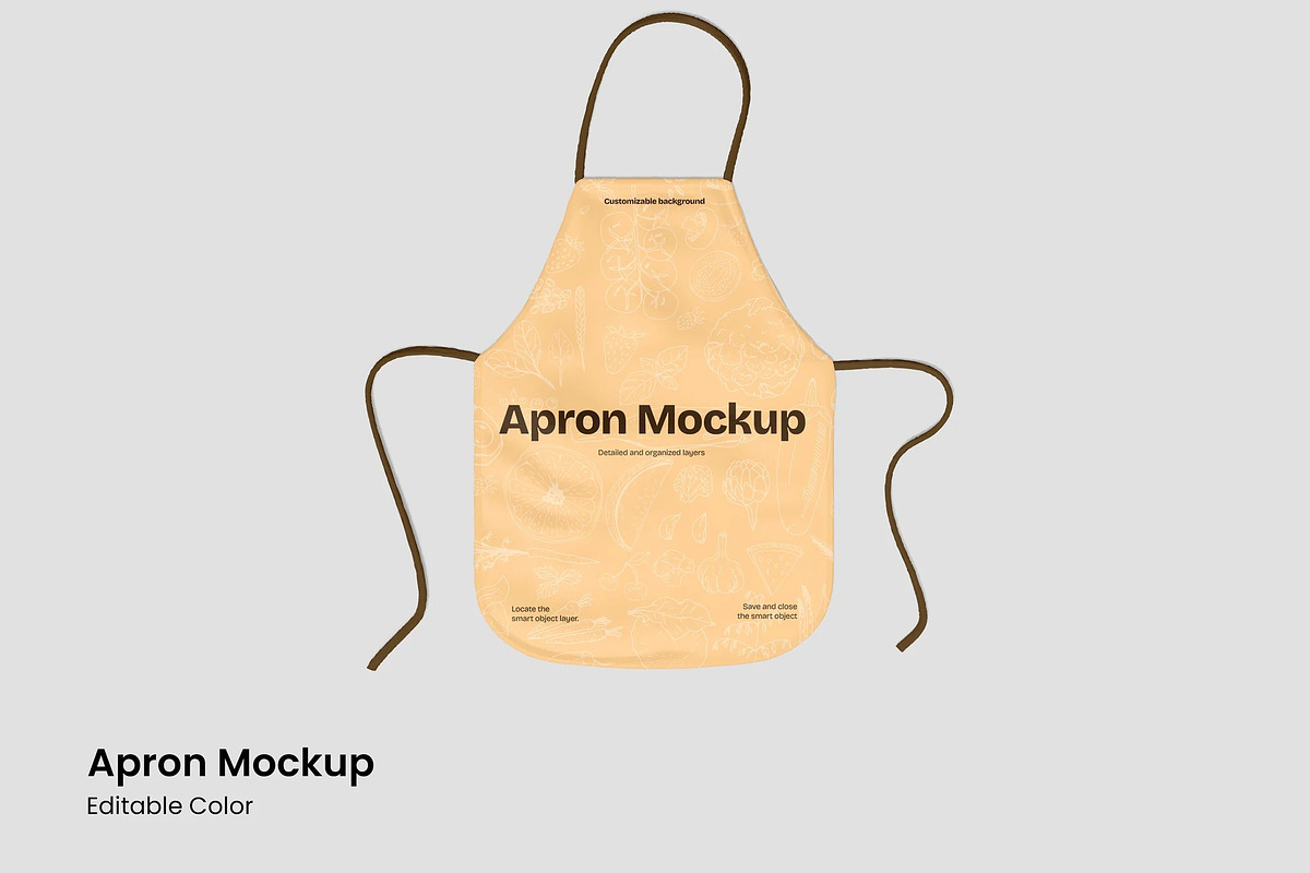 Apron Mockup, a Household Mockup by renderstockmarket