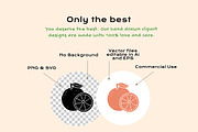 Linocut Fruits Linocut Bundle, an Illustration by ClayStudio (Thumbnail 5 of 8)