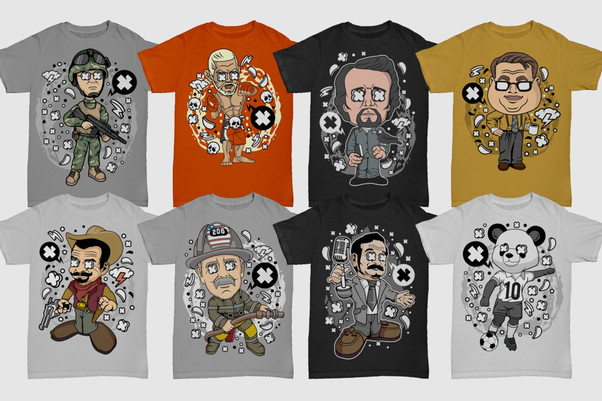 Cartoon Vector #7 Designs Bundle, an Illustration by roach_graphic (Photo 9 of 14)