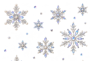 Iridescent Snowflakes PNG, an Object Graphic by The Edit (Thumbnail 1 of 3)