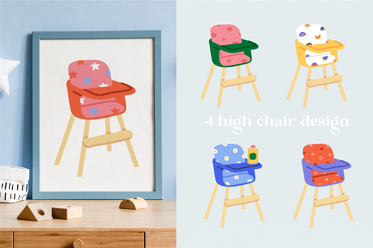 Newborn stuff. Baby toys, food icons, an Object Graphic by My.Ordinarty (Photo 8 of 8)