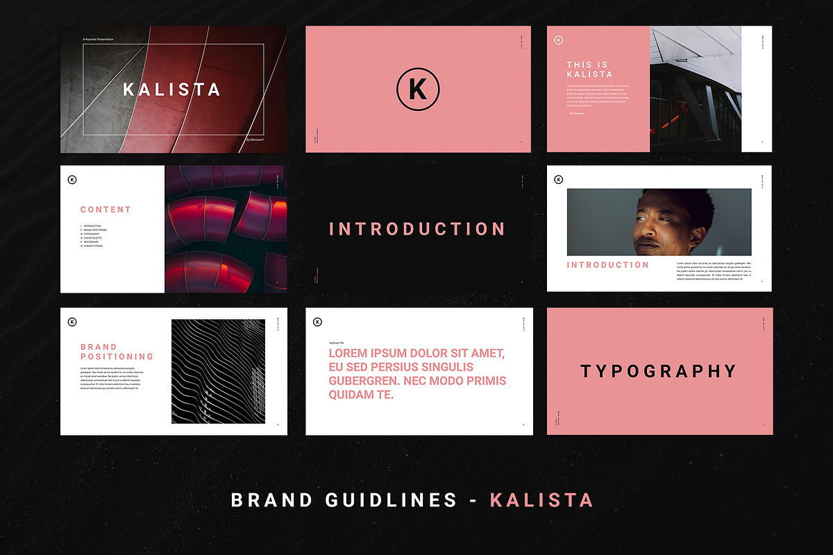 Template Brand Guidelines - Kalista, a Presentation Template by Marissen (Photo 1 of 4)