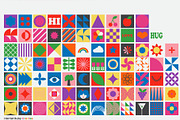 Colorful Geometric Shapes + Patterns, a Pattern Graphic by Harriet Ruby Creates (Thumbnail 6 of 9)