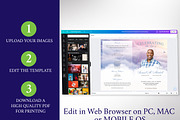 Heavenly Funeral Program Template, a Brochure Template by Four C Graphic (Thumbnail 6 of 10)