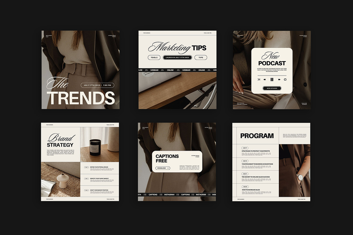 Big Coach Bundle Canva VI, a Marketing Template by Instprofi | Studio Estimo (Photo 15 of 33)