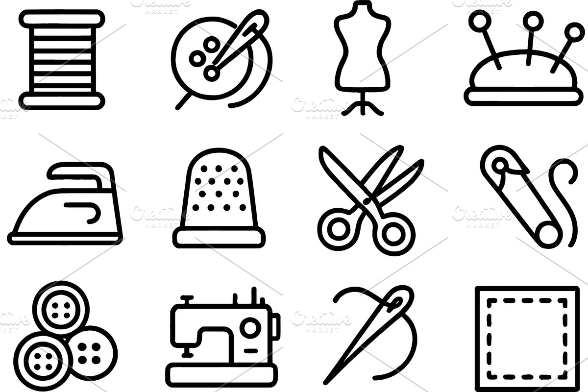 Vector illustration line icons, an Object Illustration by ZinetroN