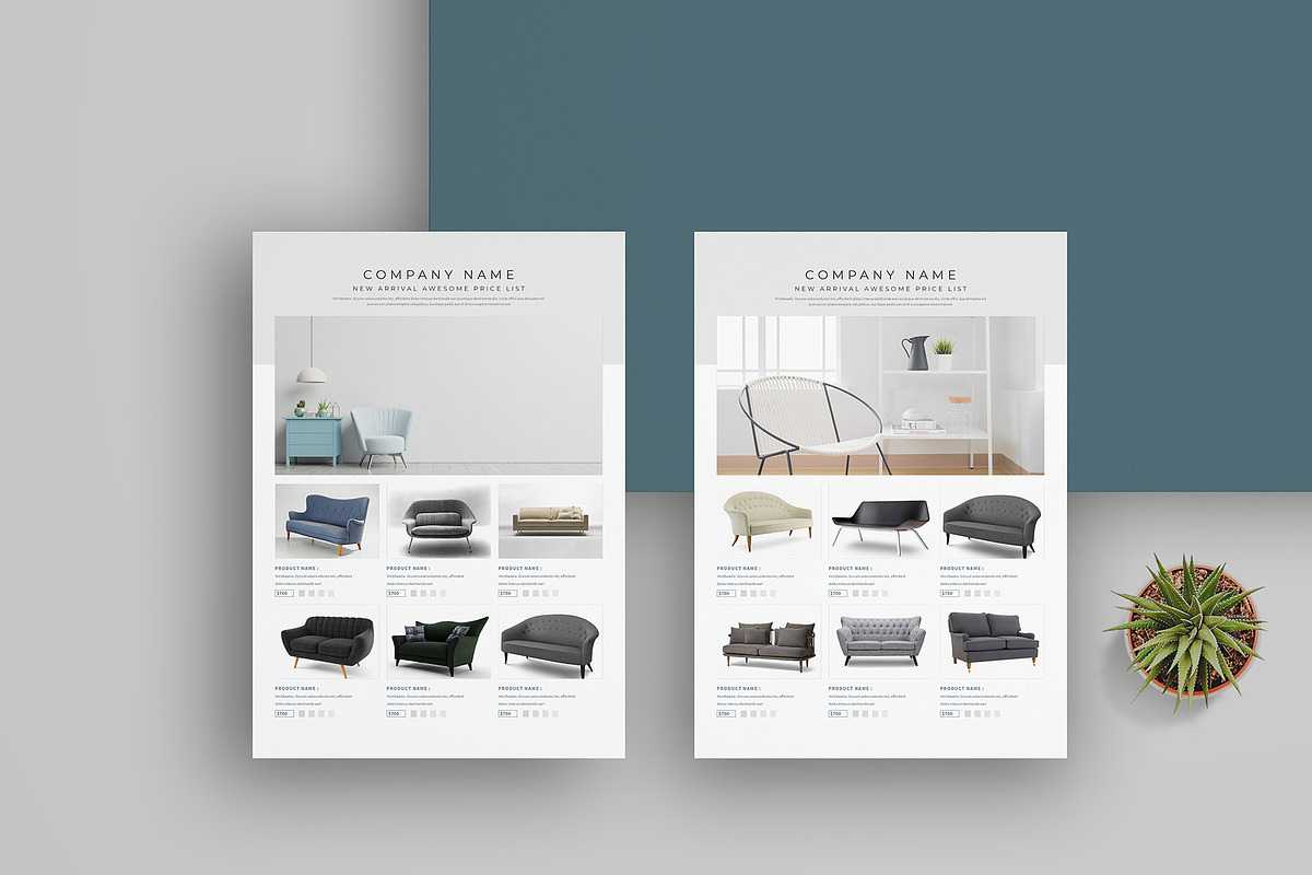 Line Sheet Bundle | Word & Indesign, a Stationery Template by obayes (Photo 5 of 17)