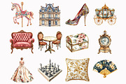 Watercolor Baroque Era Clipart, an Illustration by Design Market (Thumbnail 3 of 4)
