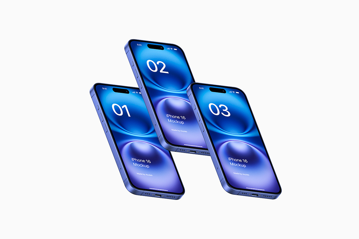 iPhone 16 - 24 Mockups Scenes, an iPhone Mockup by Asylab (Photo 36 of 58)