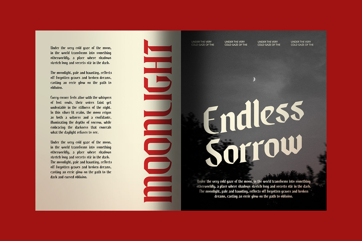 CS Slacker – Blackletter Font, a Blackletter Font by Craft Supply Co. (Photo 4 of 8)