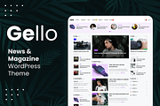 Gello - News & Blog WordPress Theme, a WordPress Template by TMRW Studio (Thumbnail 1 of 7)