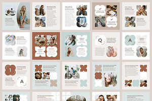 Instagram Template Canva Pack Mint