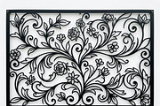 50 Elegant Floral Wall Panel, a Decorative Illustration by Amazin_art (Thumbnail 20 of 27)