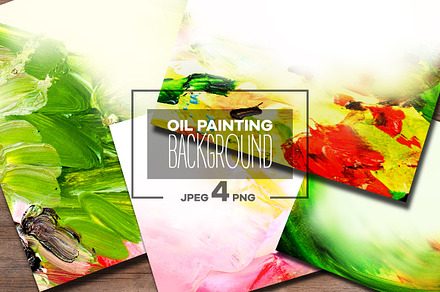 Oil painting abstract background featuring abstract, illustration, and design, an Abstract Photo by Elen-Lane