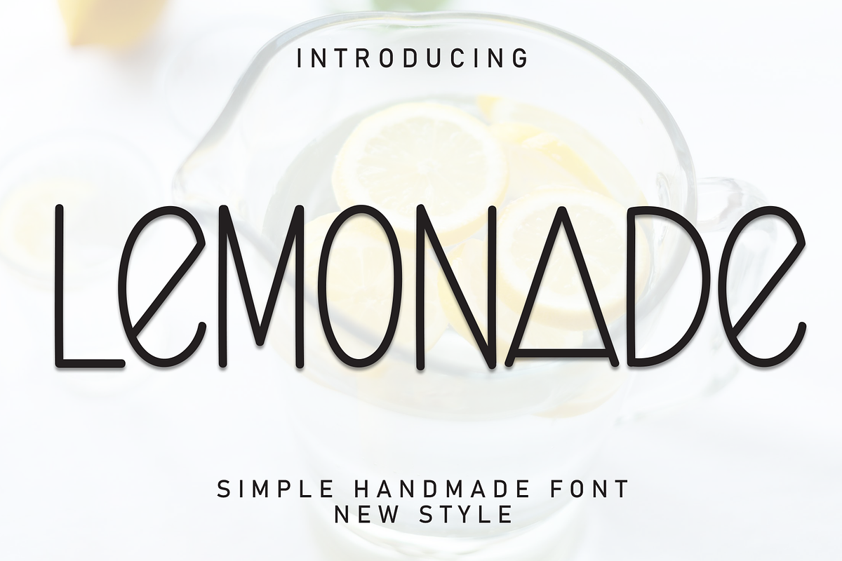 Lemonade | Script Font, a Script Font by Scratchones (Photo 1 of 8)