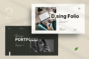 Minimal Portfolio Presentation, a Presentation Template by KreateTribe (Thumbnail 1 of 9)