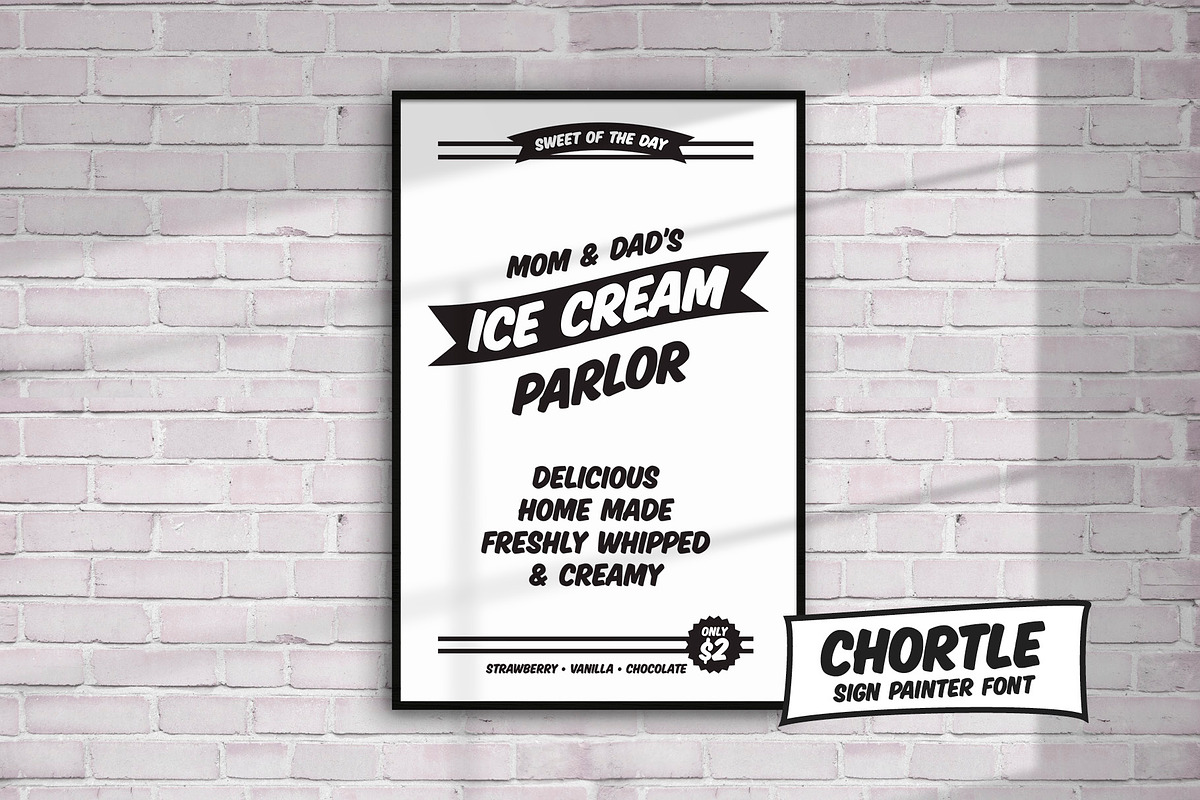 Chortle Sign Painter & Marker Font, a Font by Little Type Factory (Photo 2 of 10)